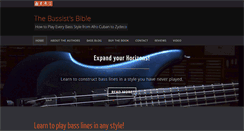 Desktop Screenshot of bassistsbible.com